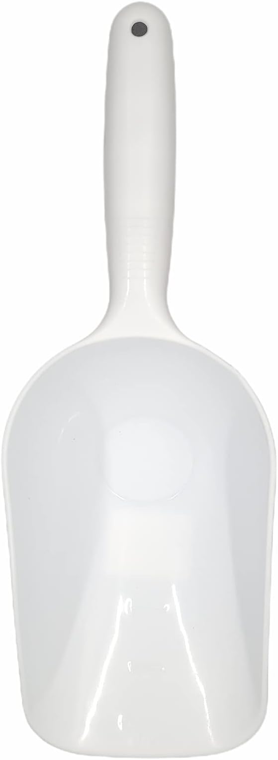 Jumbo Plastic Scoop - 12" Large Food Scoop for Flour, Sugar, Cereal, Pet Food, Gardening (3 Pack)