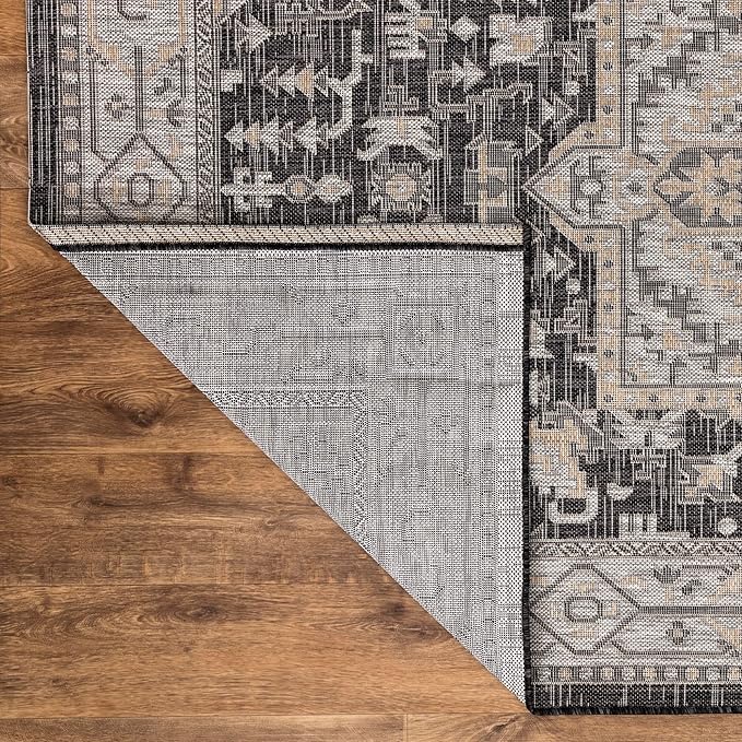 Keen Home Design Terrace Outdoor Area Rug - 9x12 Washable Indoor/Outdoor Rug for Patio, Kitchen, Balcony, Beach, Garden, Deck and Porch, Size: 8'10"x12'