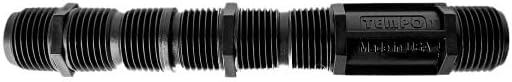 USA Made - Premium 1/2 Inch x 6 Inch MIPT Poly Cut-Off Sprinkler Height Extender Riser Nipple Adjustable Length (Fits Most Brands Orbit, Rain Bird, Hunter, Irritrol & More) (10)
