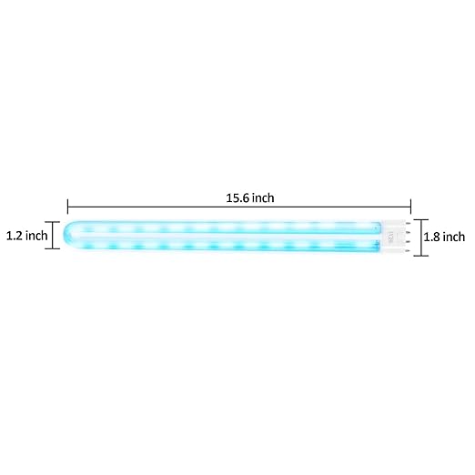 UV Light Sanitizer Replacement Light Bulb with Ozone,UVC Home Disinfection Device Light Bulb,38W UV Light Bulb,1 Count