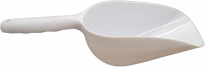 Jumbo Plastic Scoop - 12" Large Food Scoop for Flour, Sugar, Cereal, Pet Food, Gardening