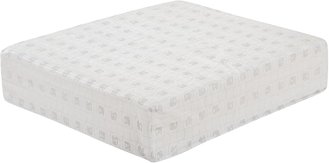 Classic Accessories Montlake Water-Resistant 23 x 20 x 4 Inch Patio Lounge Back Cushion, Light Charcoal Grey, Outdoor Loveseat Cushions