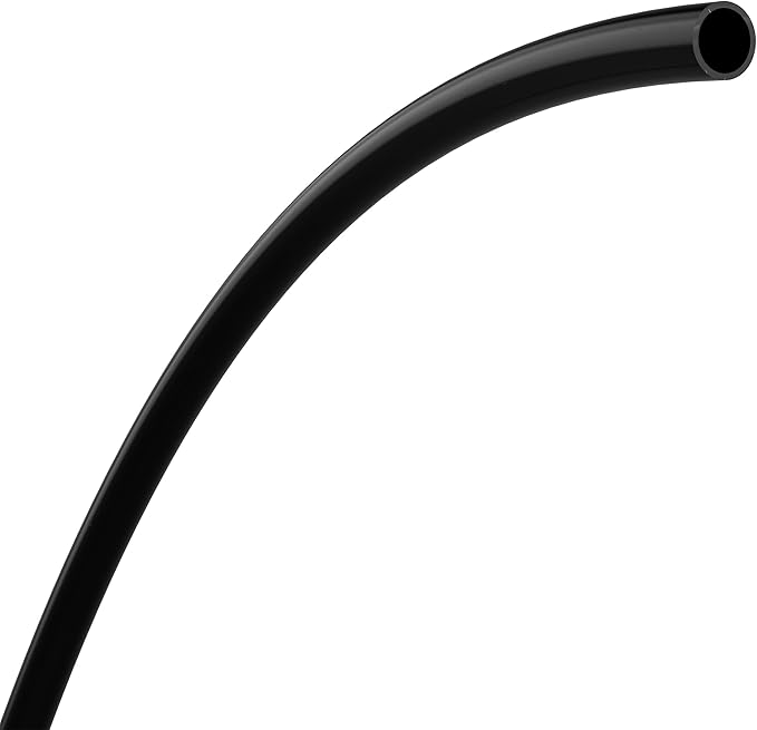 Alpine Corporation 100' PVC Tubing with 1/2" Inside Diameter and 1/8" Wall for Ponds and Fountains, Black