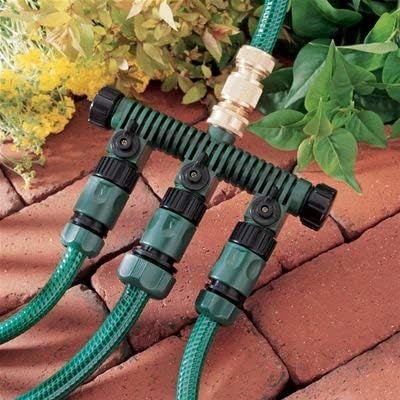 Orbit 62009 3-Way Plastic Hose Faucet Valve Manifold