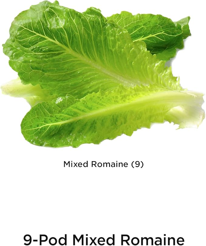 AeroGarden Mixed Romaine Lettuce Seed Pod Kit, Green,Red (9-pod)