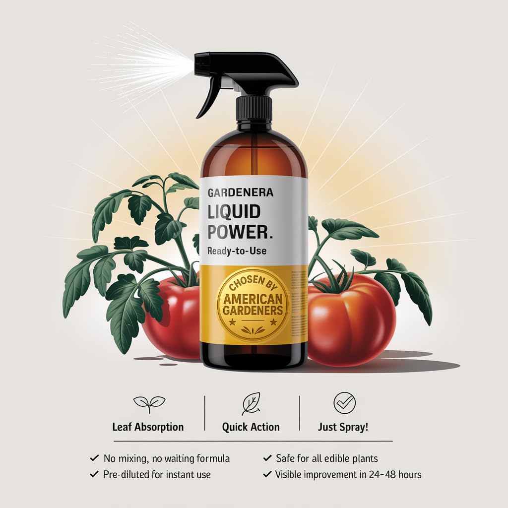 Liquid Power Spinach Fertilizer Spray – Ready-to-Use Liquid Plant Food Mist for Spinach – Premixed, Easy Application – Fast-Acting Formula for Growth, Roots & Yield – Indoor & Outdoor Use – 8 oz