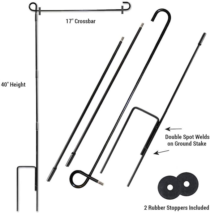 WinCraft Colorado Avalanche Garden Flag with Pole Stand Holder