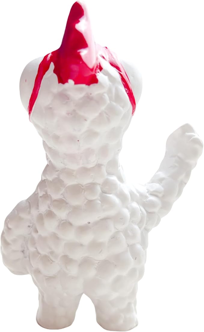 Jxueych Rebellious Chicken Figurine, Miniature Chicken Standing 3.7 Inch, Adorable Mini Chicken for Enthusiasts and Quirky Decor Lovers