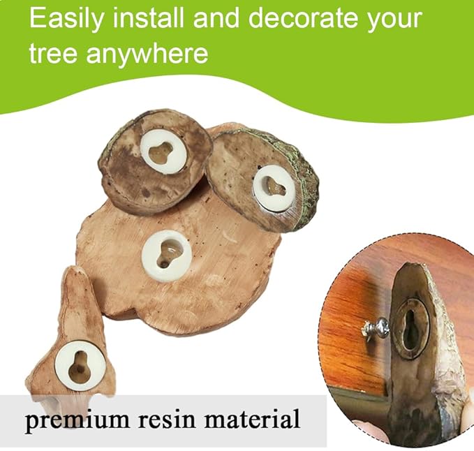 2 Pack Tree Faces Decor Outdoor, Tree Face Outdoor Statues Old Man Tree Hugger Bark Ghost Yard Art Garden Decoration, Tree Decorations Outdoor for Halloween Easter Garden Creative Props