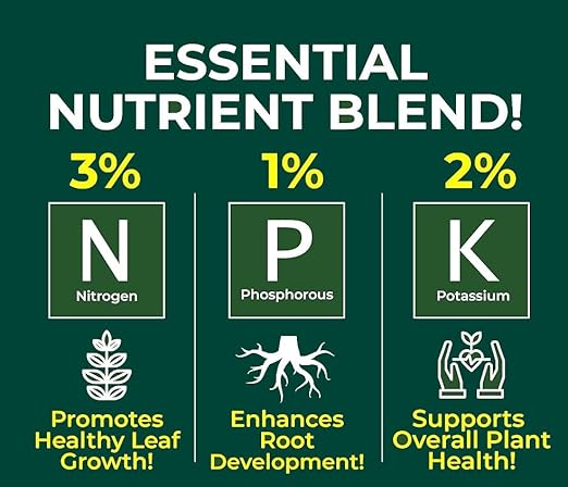 Premium Liquid Money Tree Plant Fertilizer - 3-1-2 Concentrate for Indoor Plants and Flowers by Gardenera | Organic Plant Food for Money Tree - 8oz
