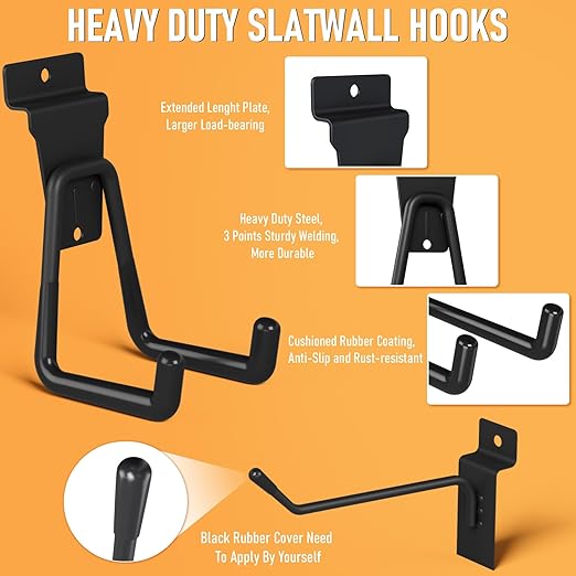 INCLY 30PCS Slatwall Accessories Set with Slatwall Baskets, Slatwall Hooks, Slatwall Shelves, Slatwall Bins, Slatwall Cups, Heavy Duty Slat Wall Accessory for Garage Room Shop Organizing Display