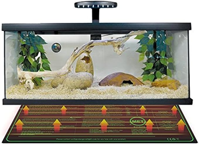 iPower 10" x 20" Warm Hydroponic Seedling Heat Mat and Digital Thermostat Control Combo Set for Seed Germination, Black
