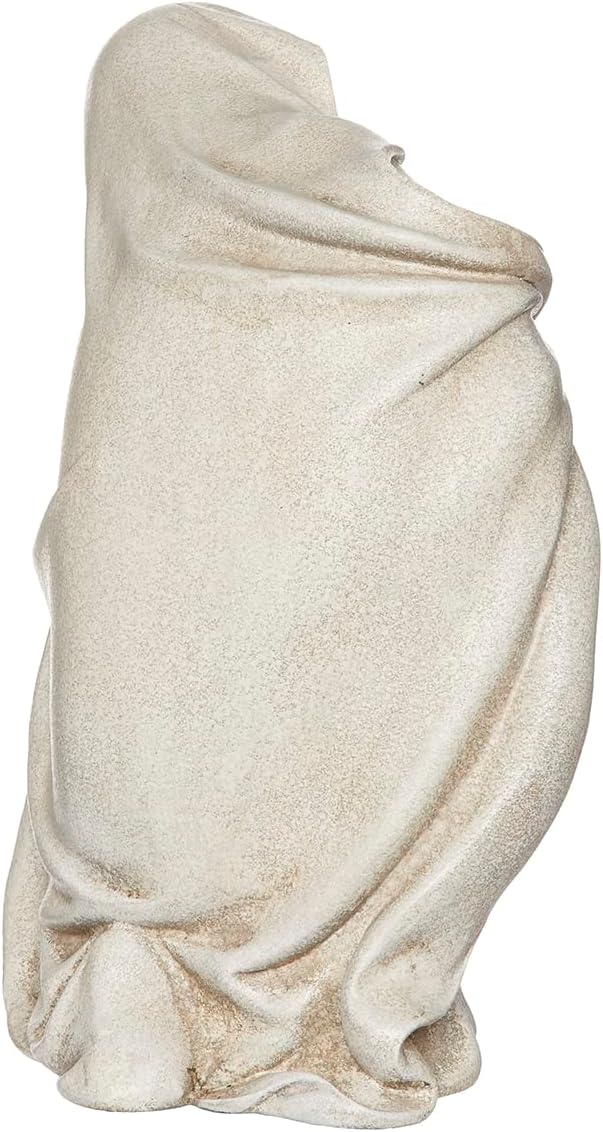 Joseph's Studio by Roman Inc., Kneeling Madonna, Garden Collection, Religious Statue, Holy Family, Memorial, Angel, Patron Saint, Garden Décor (6x10x13)