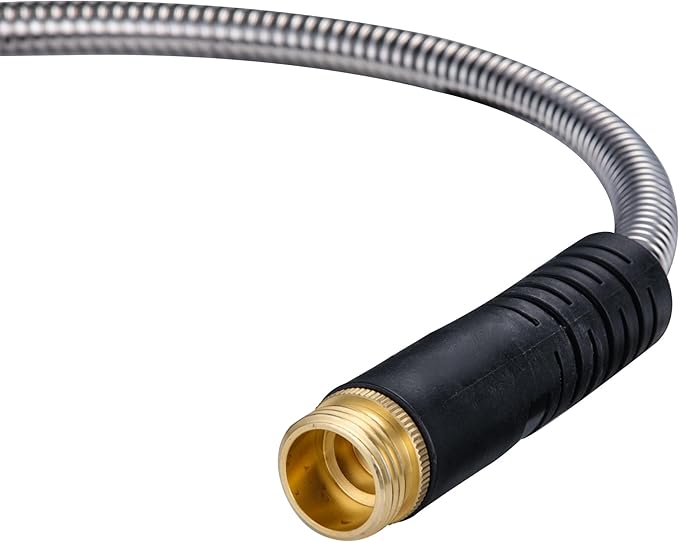 10 feet Water Hoses – 3/4'' Fittings, Flexible Garden Hoses for Garden Watering, Outdoor Cleaning, House Cleaning, Car Washing, Swimming Pool, Camping, Agricultural Irrigation, Dog Bathing
