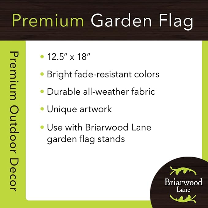 Briarwood Lane Winter Wreath Monogram Letter P Garden Flag