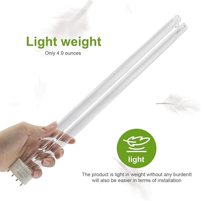 36 Watt UV Bulb Lamp for use with 2G11 (4-pin) Bulb Bases, a Fully Compatible Replacement for Jebao 36W PU-36W Filter(2 pcs)