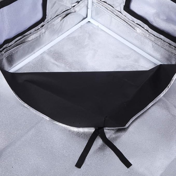 32"x32"x64" Mylar Hydroponic Grow Tent Grow Room with Obeservation Window and Removable Floor Tray for Indoor Plant Growing (32" x 32" x 64")