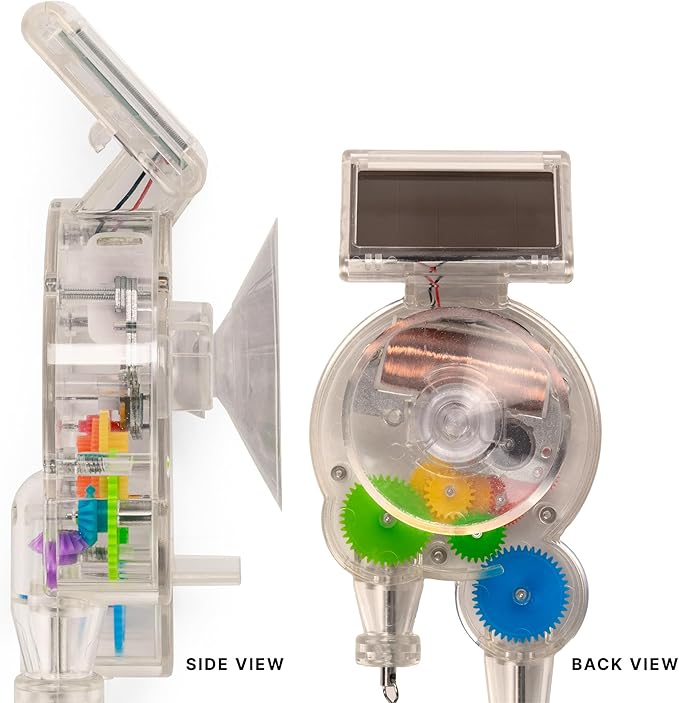 Kikkerland Solar Powered Rainbow Maker – Prism Suncatcher, Fun Home Window Decor – Unique Gift for Christmas & Birthdays – Double Crystal