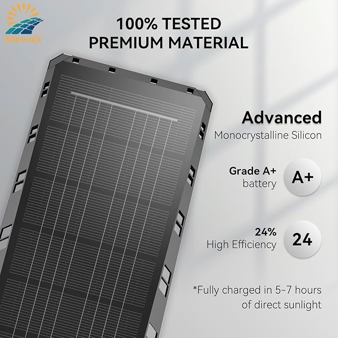 5000W Solar Lights Outdoor - 7000K LED Solar Street Lights Outdoor with Motion Sensor and Remote Control, IP66 Waterproof, Dusk to Dawn for Yard, Patio, 2 Pack