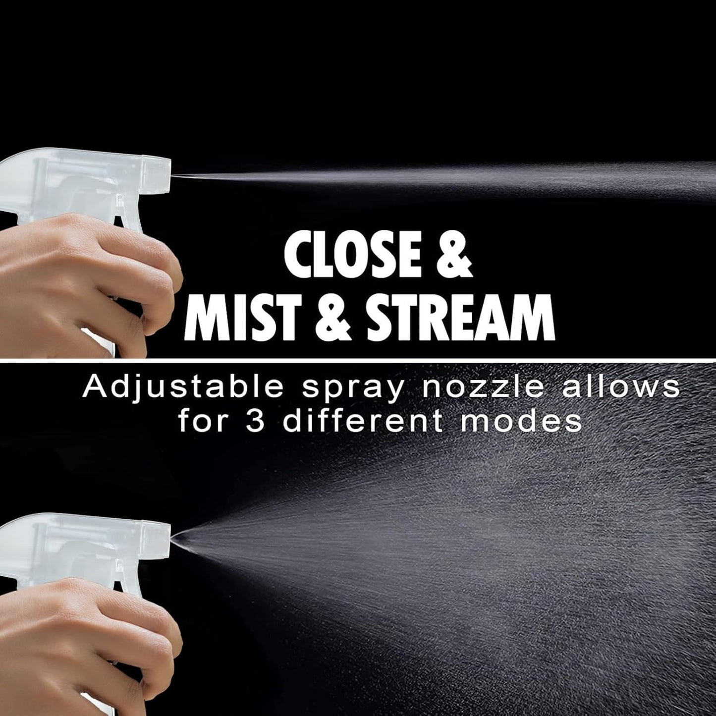 JohnBee Glass Spray Bottles with Silicone Sleeve, 2 Pack16 oz Empty Refillable Containers with Adjustable Nozzles, Spray Bottles for Hair, Cleaning Solutions and Plants, Olive Green&Yellow