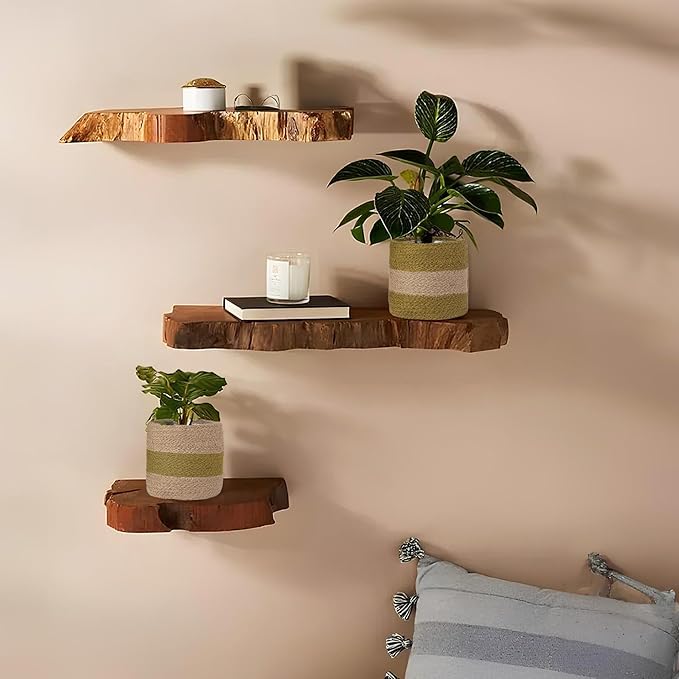 Jute Planter Basket-Woven Jute Rope Covers for Decorating Indoor/Outdoor Succulents, Small Plant Pots-Set of 2-Multi-Purpose Storage Bins 4.5 Inches - Modern Style Décor - Olive & Natural