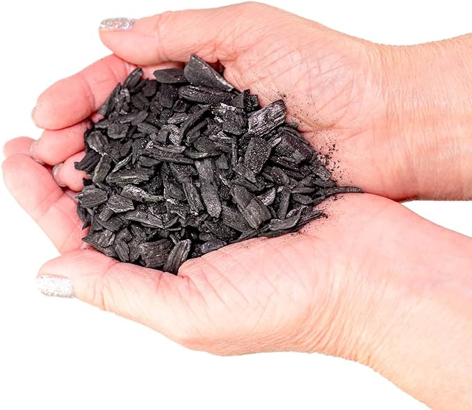 Horticultural Charcoal for Indoor Plants [20-Quart Bag] Black Diamond Soil Amendment for Orchids, Terrariums, and Gardening