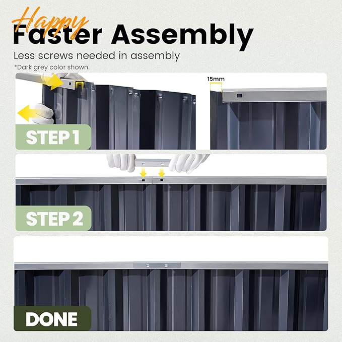 KING BIRD Galvanized Raised Garden Bed with 2 Installation Methods for DIY, 101" x 36" x 24" Heightened Planter Kit Box Outdoor for Deep-Rooted Vegetables, Flowers, Green