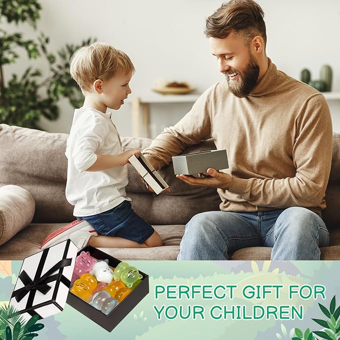 100 Pcs Luminous Mini Cat Figurines Resin Tiny Cat Animal Figurines Glow in The Dark Miniature Cat Statues Ornaments for DIY Cake Decoration Ornaments Crafts Moss Landscape Decoration