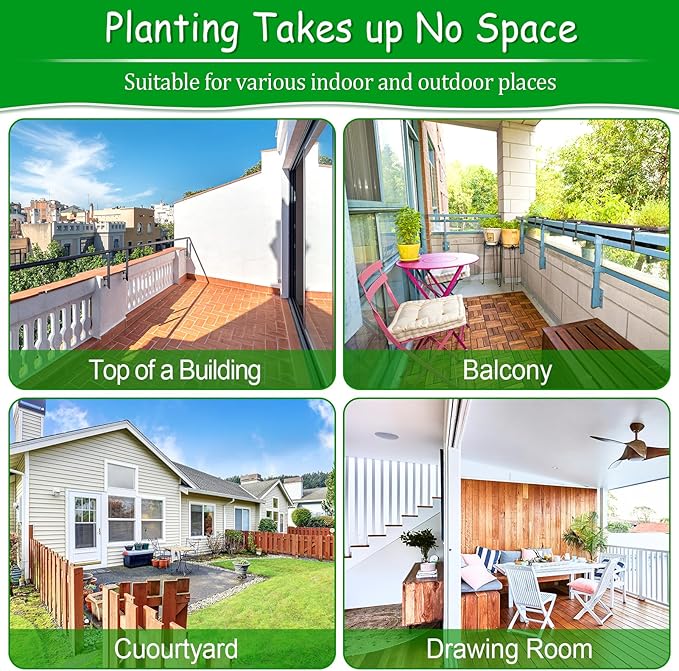 2mm Thick Fabric Garden Grow Bed Bags, 4x2x1 Ft Liners Designed For Outdoor Metal Raised Garden Beds, 60 Gallon Capacity Oval Large Vegetable Growing Boxes