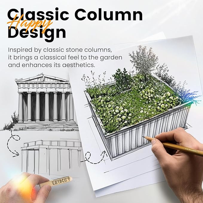 KING BIRD Galvanized Raised Garden Bed with 2 Installation Methods for DIY, 101" x 36" x 24" Heightened Planter Kit Box Outdoor for Deep-Rooted Vegetables, Flowers, Green