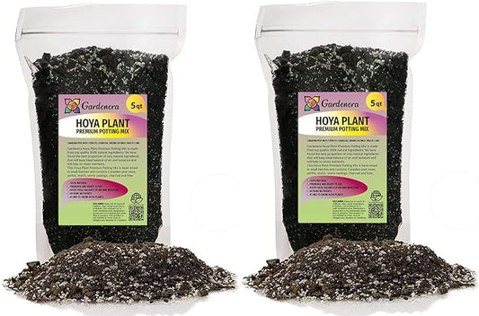 Hoya Plant Premium Potting Mix - 10 Quart - Optimal Balance for Thriving Hoyas: Air, Moisture, and Nutrient Retention