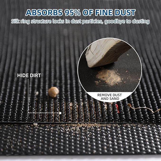 Custom Doormat Floor Mat Entryway Area Rug Welcome Carpet for Business Home Indoor/Outdoor Non Slip Washable Durable