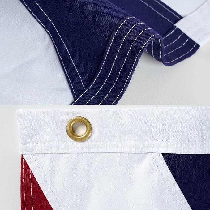 Homissor British Flag 4x6 Union Jack England Flags Embroidered Sewn Stripes United Kingdom UK Flag Heavy Duty Outdoor