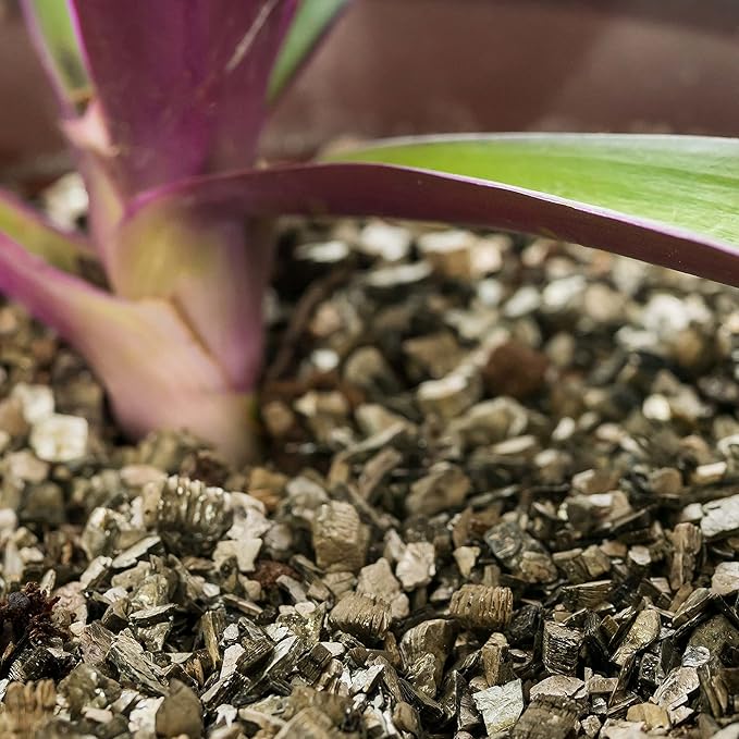 Horticultural Organic Vermiculite by GARDENERA - Medium Grade - Natural Soil Additive for Potted Plants, Orchids, Hydroponics, Terrariums (4 Quart)