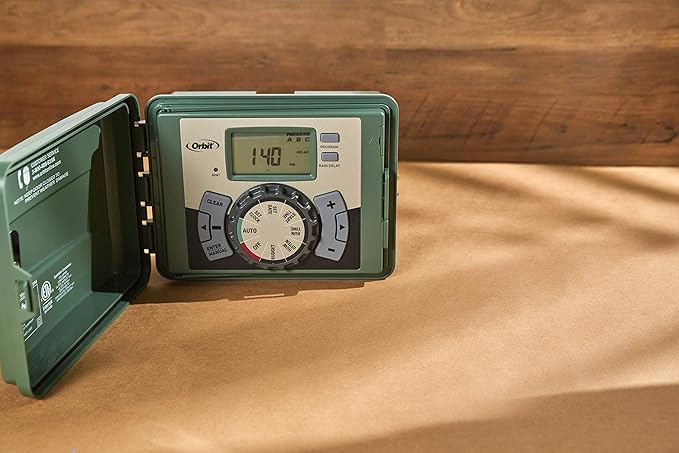 Orbit 57899 9-Station Outdoor Swing Panel Sprinkler System Timer