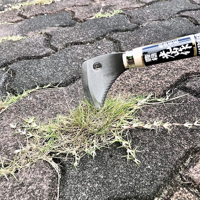 Japanese Weeding Sickle L-Shaped Garden Tool [Made in Japan] Gardening Hand-held Weeder Hand Hoe Weed