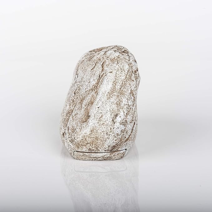 Hide a Key Fake Rock,Looks and Feels Like a Real Rock Spare Key Safe or other Small Objects for Outdoor Garden or Yard