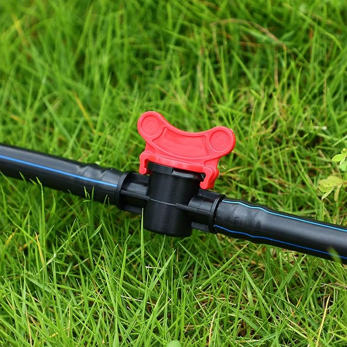 Drip Irrigation Switch Valve Gate Valves for 1/2 Inch Double Male Barbed Valve (12)