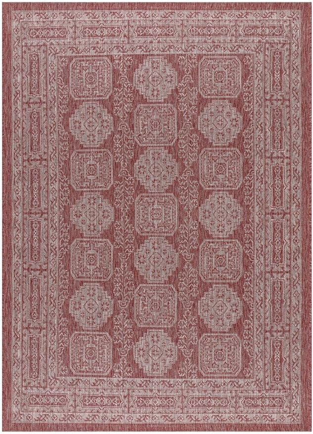 Keen Home Design Terrace Outdoor Area Rug - 9x12 Washable Indoor/Outdoor Rug for Patio, Kitchen, Balcony, Beach, Garden, Deck and Porch, Size: 8'10"x12'