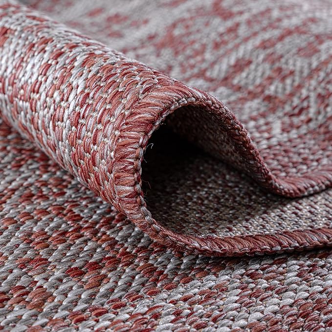 Keen Home Design Terrace Outdoor Runner Rug - 2x12 Washable Indoor/Outdoor Rug for Patio, Kitchen, Balcony, Beach, Garden, Deck and Porch, Size: 2'2"x11'10"