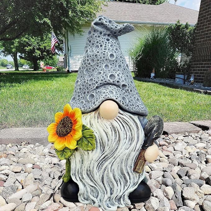 Key Hider Outdoor Garden Gnomes Statue Hide A Key Outside Gnome Figurine Decor For Yard Lawn Hidden Spare Key Holder Lock Box
