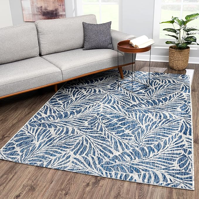 Keen Home Design Terrace Outdoor Area Rug - 9x12 Washable Indoor/Outdoor Rug for Patio, Kitchen, Balcony, Beach, Garden, Deck and Porch, Size: 8'10"x12'