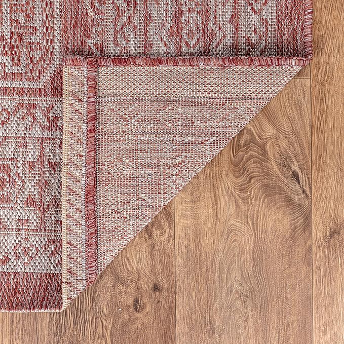 Keen Home Design Terrace Outdoor Throw Rug - 3x5 Washable Indoor/Outdoor Rug for Patio, Kitchen, Balcony, Beach, Garden, Deck and Porch, Size: 3'x5'