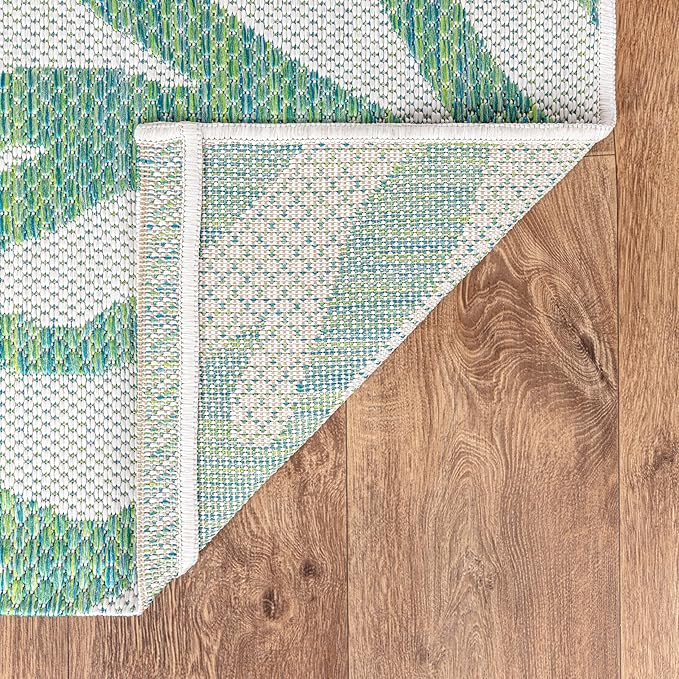 Keen Home Design Terrace Outdoor Area Rug - 10x14 Washable Indoor/Outdoor Rug for Patio, Kitchen, Balcony, Beach, Garden, Deck and Porch, Size: 10'x14'