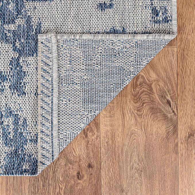 Keen Home Design Terrace Outdoor Runner Rug - 2x8 Washable Indoor/Outdoor Rug for Patio, Kitchen, Balcony, Beach, Garden, Deck and Porch, Size: 2'2"x7'7"